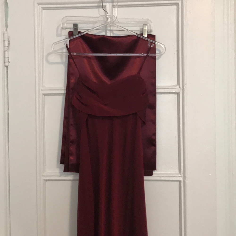 Burgundy Gown Size 8
